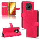 For Realme 11 Skin Feel Magnetic Flip Leather Phone Case(Rose Red) - 1