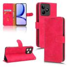 For Realme C53 4G Skin Feel Magnetic Flip Leather Phone Case(Rose Red) - 1