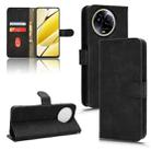 For Realme 11 5G / 11X 5G Skin Feel Magnetic Flip Leather Phone Case(Black) - 1