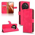 For Realme 12+ Skin Feel Magnetic Flip Leather Phone Case(Rose Red) - 1