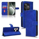 For Realme GT Neo6 SE Skin Feel Magnetic Flip Leather Phone Case(Blue) - 1