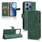 For Realme C63 / C61 Skin Feel Magnetic Flip Leather Phone Case(Green) - 1