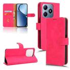 For Realme C63 / C61 Skin Feel Magnetic Flip Leather Phone Case(Rose Red) - 1