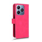 For Realme C63 / C61 Skin Feel Magnetic Flip Leather Phone Case(Rose Red) - 3
