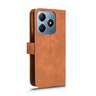 For Realme C63 / C61 Skin Feel Magnetic Flip Leather Phone Case(Brown) - 3