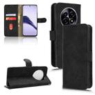 For Realme 13 Pro Skin Feel Magnetic Flip Leather Phone Case(Black) - 1