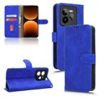 For Realme GT 7 Pro Skin Feel Magnetic Flip Leather Phone Case(Blue) - 1