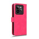 For Realme GT 7 Pro Skin Feel Magnetic Flip Leather Phone Case(Rose Red) - 3
