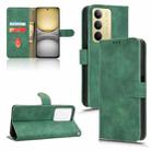 For Realme C75 4G Skin Feel Magnetic Flip Leather Phone Case(Green) - 1