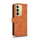 For Realme C75 4G Skin Feel Magnetic Flip Leather Phone Case(Brown) - 3