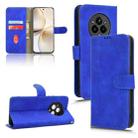 For Realme 14 Pro 5G Skin Feel Magnetic Flip Leather Phone Case(Blue) - 1