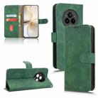 For Realme 14 Pro 5G Skin Feel Magnetic Flip Leather Phone Case(Green) - 1