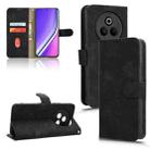 For Realme P3 Pro 5G Skin Feel Magnetic Flip Leather Phone Case(Black) - 1