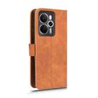 For Realme 14 5G Skin Feel Magnetic Flip Leather Phone Case(Brown) - 3