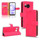 For Sharp Aquos Sense8 Skin Feel Magnetic Flip Leather Phone Case(Rose Red) - 1