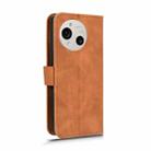 For Sharp Aquos R10 Skin Feel Magnetic Flip Leather Phone Case(Brown) - 3