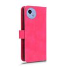 For Sharp Aquos wish5 Skin Feel Magnetic Flip Leather Phone Case(Rose Red) - 3
