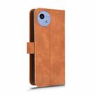 For Sharp Aquos wish5 Skin Feel Magnetic Flip Leather Phone Case(Brown) - 3
