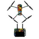 For DJI Mavic 3 Pro / RC Pro Sunnylife Drone Body Remote Control Decorative Stickers Set(Yellow Island) - 1