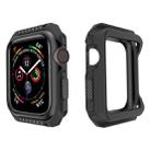 For Apple Watch Series Series 3 & 2 & 1 42mm Shockproof Two Color Protective Case(Black) - 1