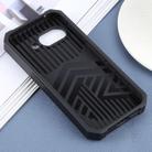 For Google Pixel 9a Camera Shield Card Slot PC+TPU Phone Case(Black) - 3