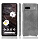 For Google Pixel 7a Litchi Texture Back Cover Phone Case(Grey) - 1