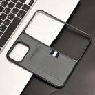 For Google Pixel 9 Pro Fold Litchi Texture Card Slots Back Cover Phone Case(Grey) - 2