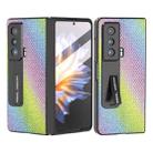 For Honor Magic Vs ABEEL Integrated Diamond Series Phone Case with Holder(Rainbow) - 1