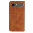 For iPhone 17 Air Seven Butterflies Embossed Leather Phone Case(Brown) - 3