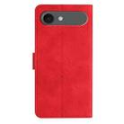 For iPhone 17 Air Seven Butterflies Embossed Leather Phone Case(Red) - 3