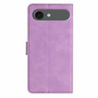 For iPhone 17 Air Seven Butterflies Embossed Leather Phone Case(Purple) - 3