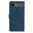 For iPhone 17 Air Seven Butterflies Embossed Leather Phone Case(Blue) - 3