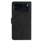 For iPhone 17 Pro Max Seven Butterflies Embossed Leather Phone Case(Black) - 3