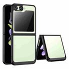 For Samsung Galaxy Z Flip5 Colorful Series Acrylic + TPU Phone Case(Black) - 1