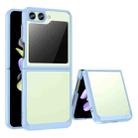 For Samsung Galaxy Z Flip5 Colorful Series Acrylic + TPU Phone Case(Blue) - 1