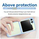 For Samsung Galaxy Z Flip5 Colorful Series Acrylic + TPU Phone Case(Blue) - 4