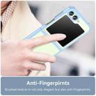 For Samsung Galaxy Z Flip5 Colorful Series Acrylic + TPU Phone Case(Blue) - 5