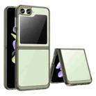 For Samsung Galaxy Z Flip5 Colorful Series Acrylic + TPU Phone Case(Transparent Grey) - 1