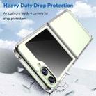 For Samsung Galaxy Z Flip5 Colorful Series Acrylic + TPU Phone Case(Transparent) - 3