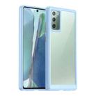 For Samsung Galaxy Note20 Colorful Series Acrylic + TPU Phone Case(Blue) - 1