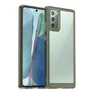 For Samsung Galaxy Note20 Colorful Series Acrylic + TPU Phone Case(Transparent Grey) - 1
