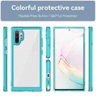 For Samsung Galaxy Note10+ 5G Colorful Series Acrylic + TPU Phone Case(Transparent Blue) - 2