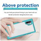 For Samsung Galaxy Note10+ 5G Colorful Series Acrylic + TPU Phone Case(Transparent Blue) - 4