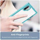 For Samsung Galaxy Note10+ 5G Colorful Series Acrylic + TPU Phone Case(Transparent Blue) - 5