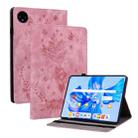 For Huawei MatePad Pro 11 2022 Butterfly Rose Embossed Leather Tablet Case(Pink) - 1