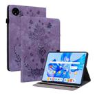 For Huawei MatePad Pro 11 2022 Butterfly Rose Embossed Leather Tablet Case(Purple) - 1