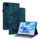 For Huawei MatePad Pro 11 2022 Butterfly Rose Embossed Leather Tablet Case(Dark Blue) - 1