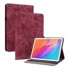 For Huawei MatePad T 10s/Enjoy Tablet 2 Butterfly Rose Embossed Leather Tablet Case(Red) - 1