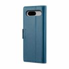 For Google Pixel 8 CaseMe 023 Butterfly Buckle Litchi Texture RFID Anti-theft Leather Phone Case(Blue) - 3