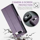 For Google Pixel 8a CaseMe 023 Butterfly Buckle Litchi Texture RFID Anti-theft Leather Phone Case(Pearly Purple) - 3